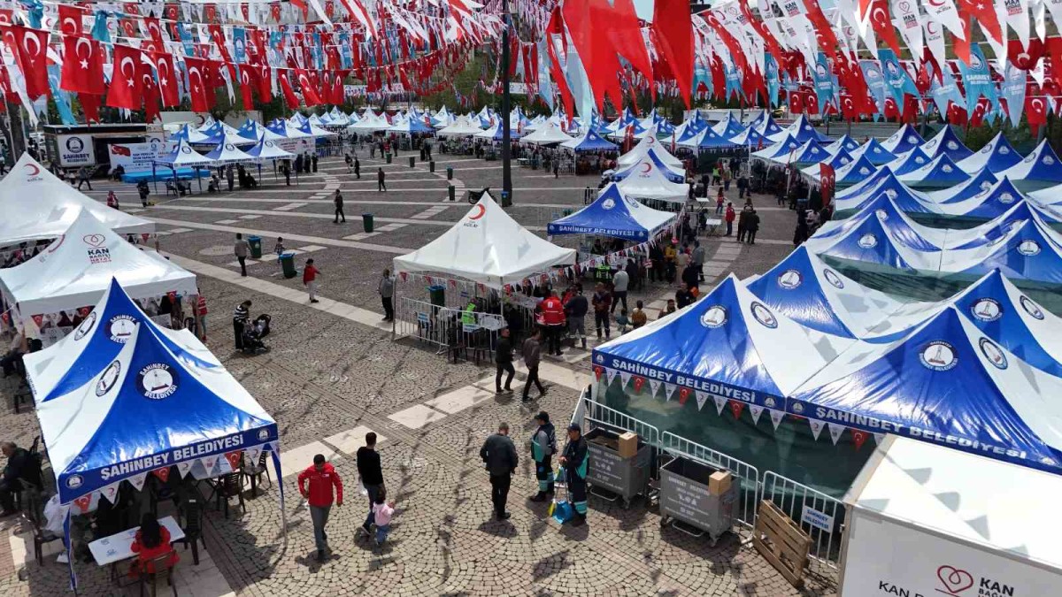 Şahinbey Belediyesi’nden 21 bin 935 ünite kan bağışı