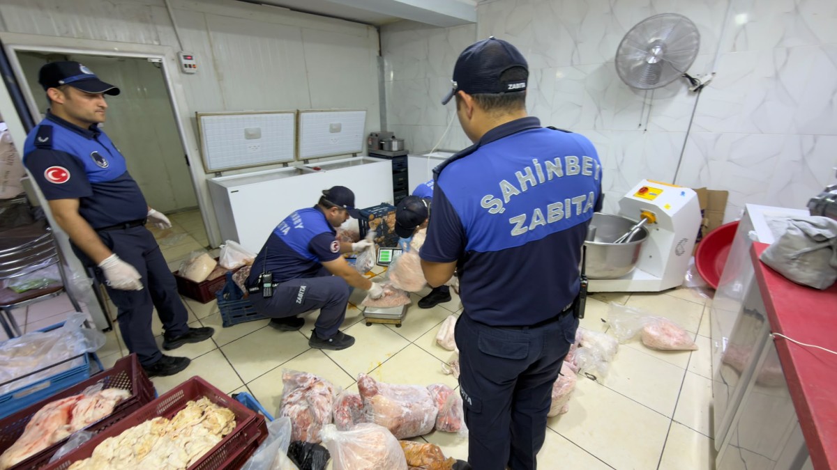 Şahinbey Belediyesi’nden halk sağlığı için sıkı denetim